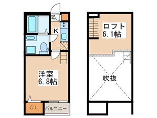 エスペランサAK新磯野の物件間取画像